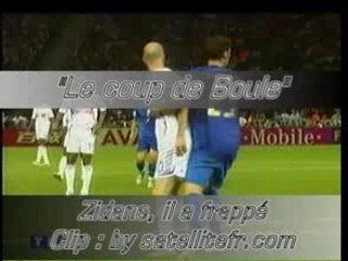 Le coup de boule - Zidane il a tapé - Vidéo Dailymotion