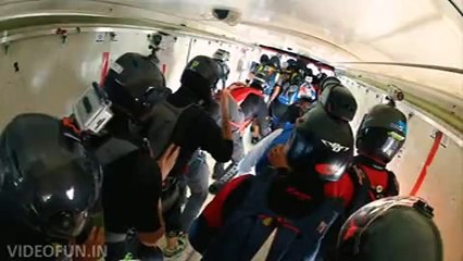 amazing vertical skydiving world record