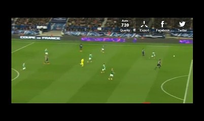 Zlatan Amazing goal | Paris Saint-Germain vs Saint-Etienne - 08.04.2015