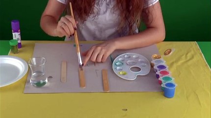 Dondurma Çubuğundan Kar Tanesi Yapalım