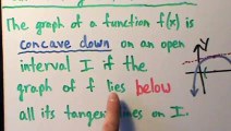 Calculus I - Concavity and Inflection Points - Intro