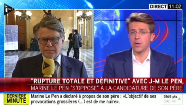 Gilbert Collard : Jean-Marie Le Pen sait qu'il s'exclut de lui-même