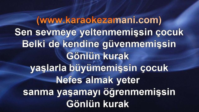 Burcu Güneş - Gül Kokusu - (2013) TÜRKÇE KARAOKE