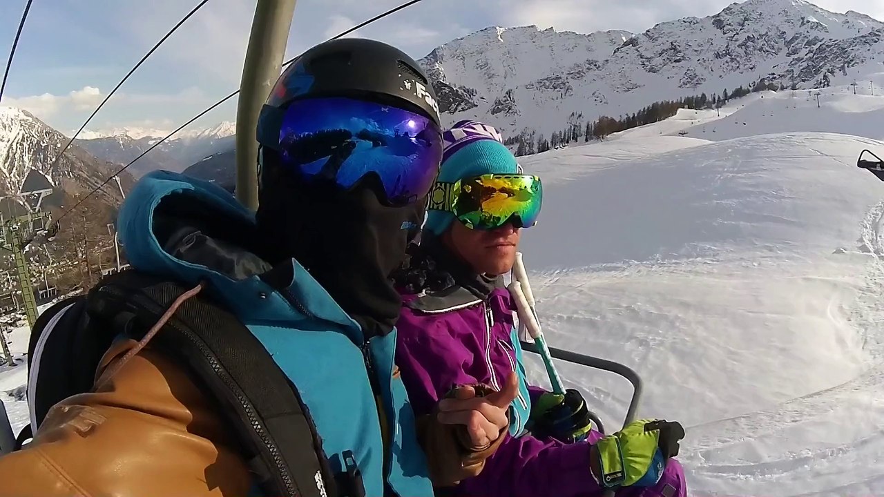 winter family ride