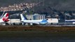 Air Force One President Obama lands at San Francisco Feb 16, 2012