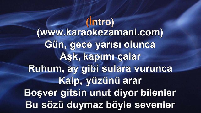 Burcu Güneş - Yansın Geceler - 2001 TÜRKÇE KARAOKE