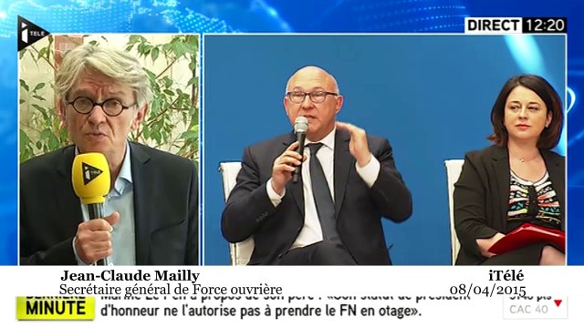Jean-Claude Mailly : «J'ai des inquiétudes» sur les annonces de Valls