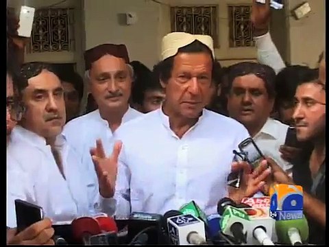 Imran Khan in Bhit Shah-Geo Reports-08 Apr 2015