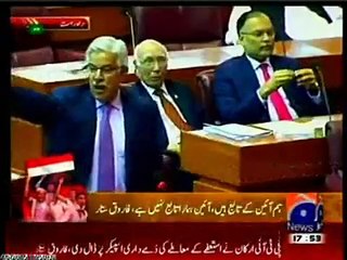Defense minister Khuwaja Asif on PTI return to assemblies