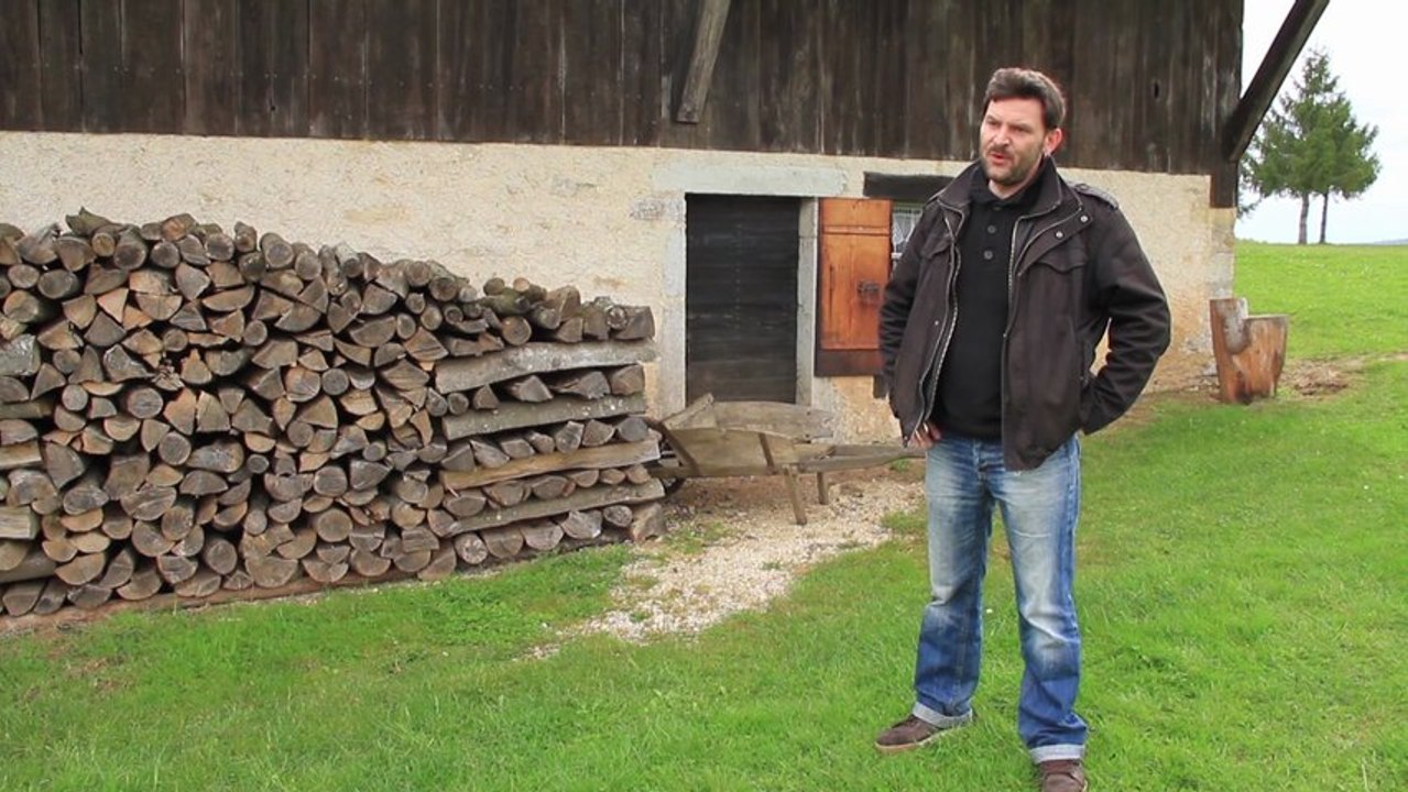 La vie de Chalet: Les fermes à Tuyé dans les montagnes du Jura