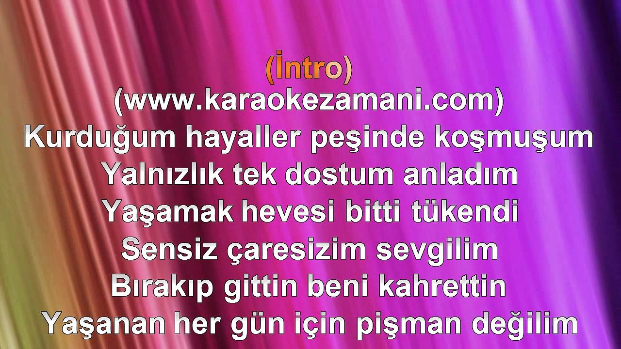 Cağatay Öztürk - Unutma - 2014 TÜRKÇE KARAOKE