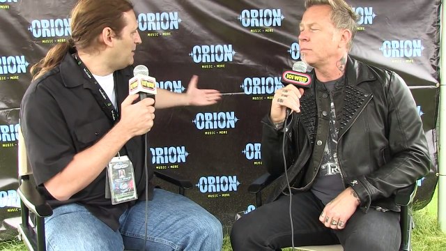 Metallica - James Hetfield Interview w/ 101 WRIF - Orion Festival Detroit