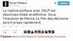Marine Le Pen dénonce le "suicide politique" de son père