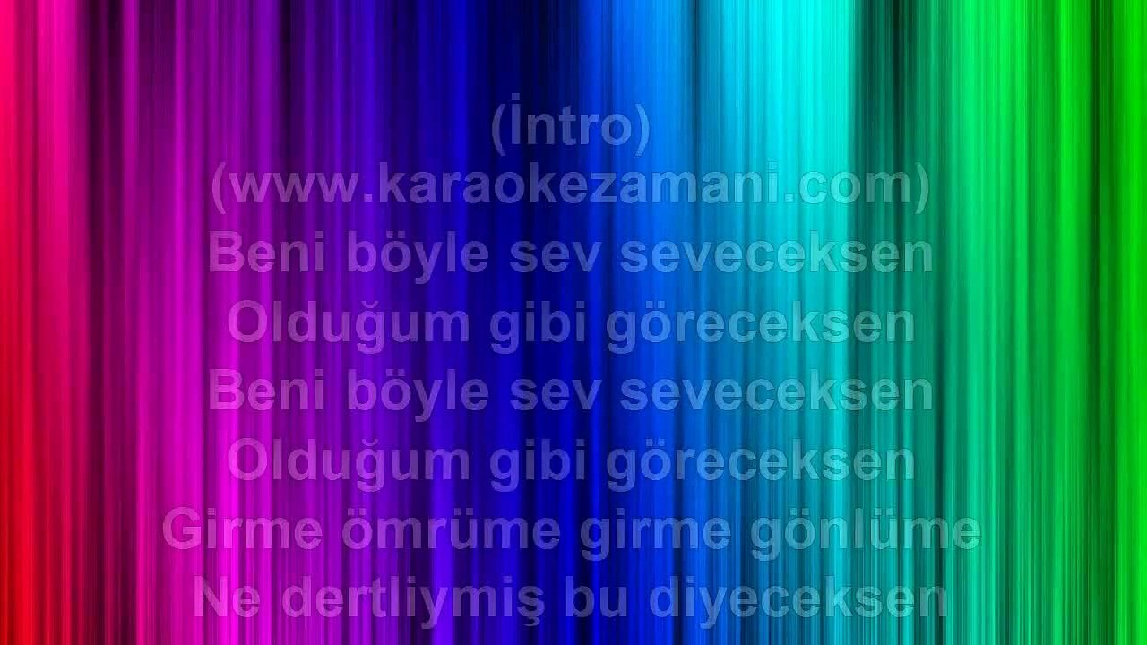 Candan Erçetin - Beni Böyle Sev - (2013) TÜRKÇE KARAOKE