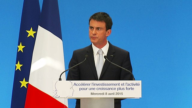 Conférence de presse de Manuel Valls autour des mesures pour la relance et l'investissement