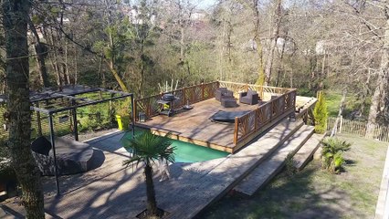 Terrasse amovible par Cube in Life, spécialiste de l'agrandissement et extension design à toit plat