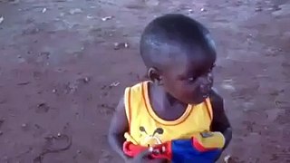 Cute African Kid Reciting Salwat And Kalima