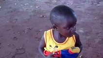 Cute African Kid Reciting Salwat And Kalima