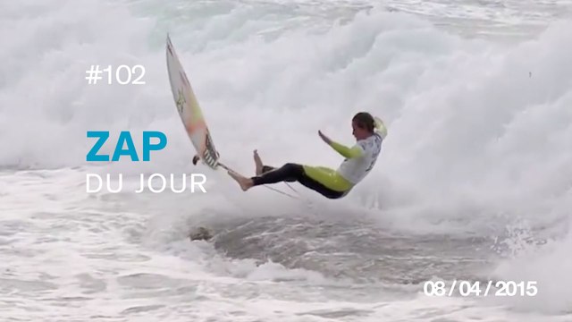 ZAP DU JOUR #102 : Une surfeuse sauve sa planche / Freeline skates / Jeu vidéo Vs réalité / Road Rage tronçonneuse /
