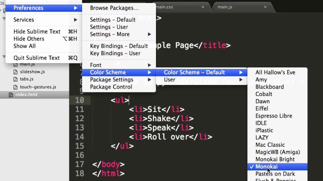 Sublime Text Themes and Color Schemes (Tutorial #11).mp4
