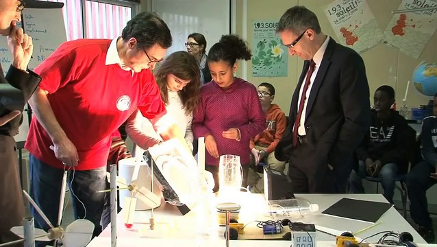 Demonstrations des élèves de 6e du collège Marais de Villiers de Montreuil sur le changement climatique