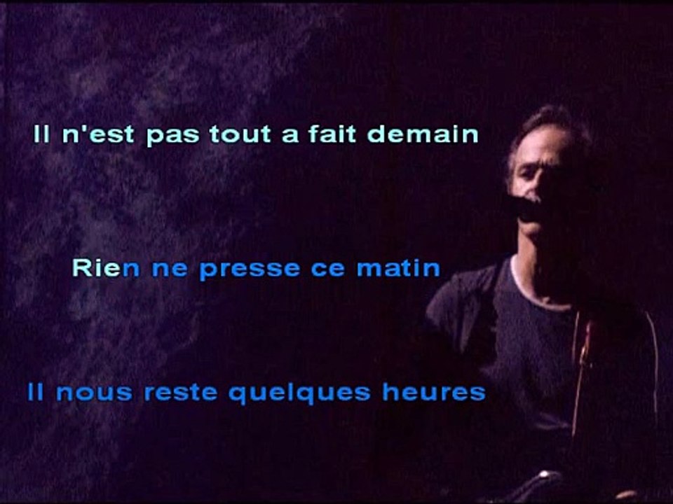KARAOKE JEAN-JACQUES GOLDMAN - Dors bébé dors