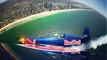 V8 Supercar vs. Airplane race on an Australian beach