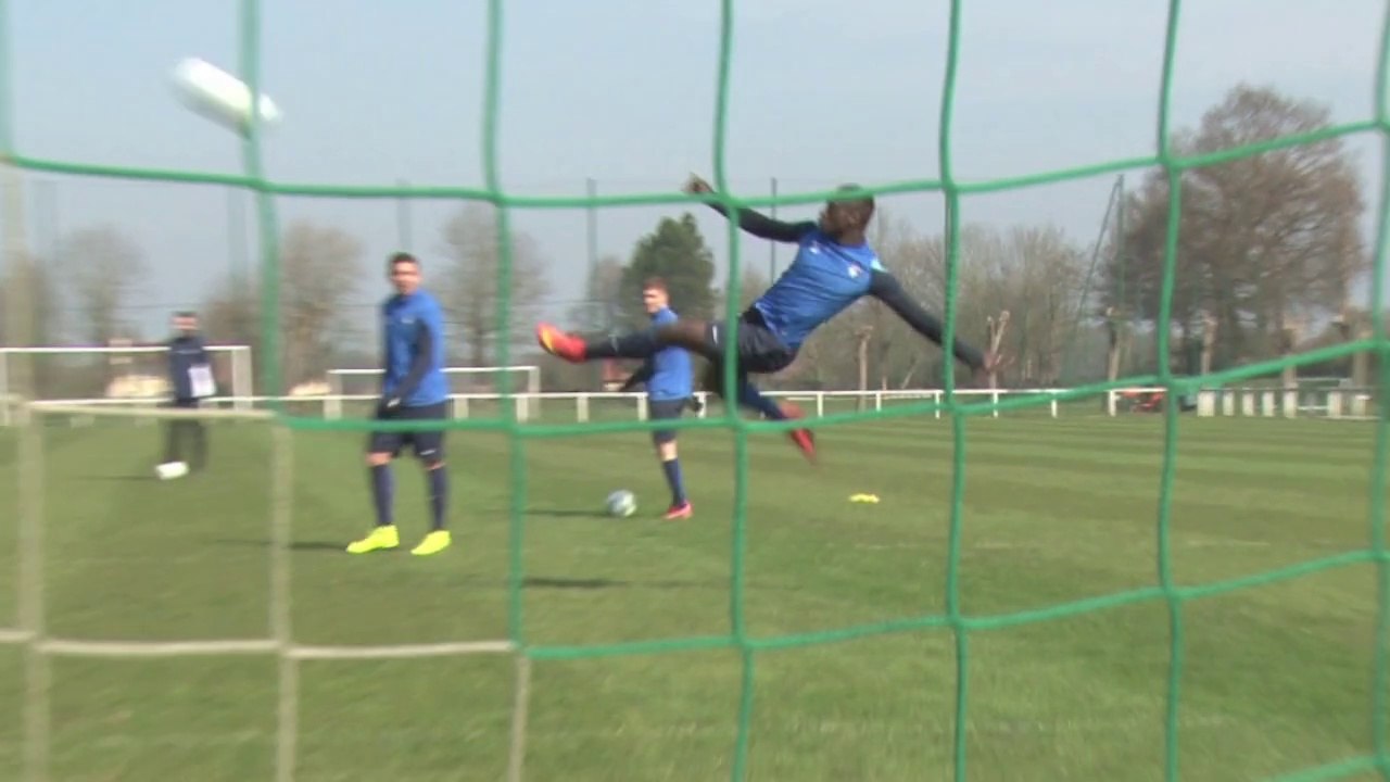 Entraînement de ce mercredi: la séance de tirs en vidéo