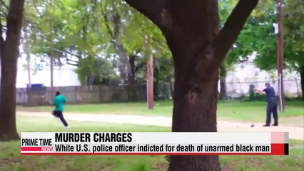 White U.S. policeman charged with murdering unarmed black man