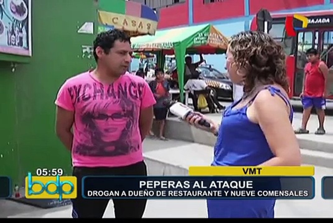 'Peperas' drogan a dueño de restaurante y nueve comensales en VMT