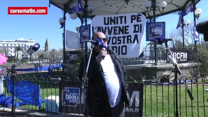 Grève à RCFM : les salariés manifestent sur la place St-Nicolas à Bastia