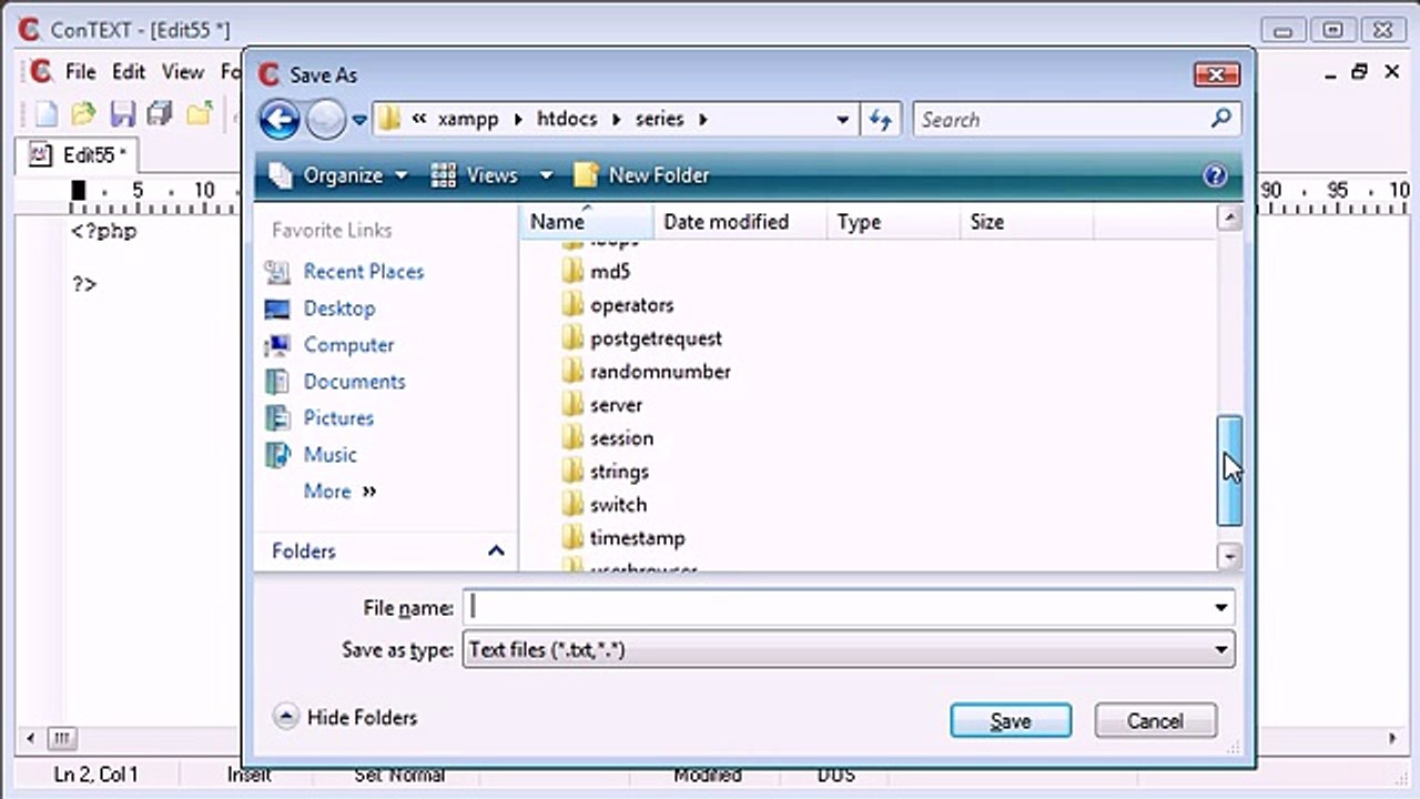 5 - Writing Your First PHP File_‏