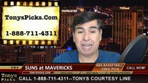 Dallas Mavericks vs. Phoenix Suns Free Pick Prediction NBA Pro Basketball Odds Preview 4-8-2015