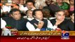 Chaos during Imran Khan's Live Press Conference