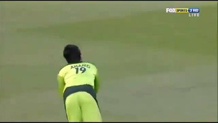 Shahid Afridi Brilliant Run Out vs New Zealand T20