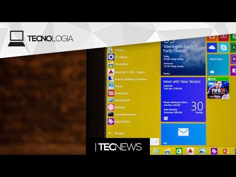 Menu Iniciar no Windows 10 p/ smartphone (conceito) / Skype será nativo no Windows 10 | TecNews