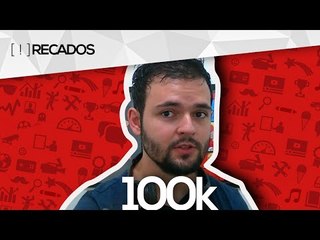 Placa de 100k de inscritos: Silver Play Button do YouTube