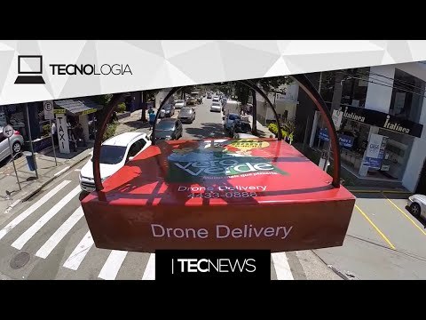 Black Friday de natal no Brasil / Pizzaria de SP entregando pizza com drone | TecNews