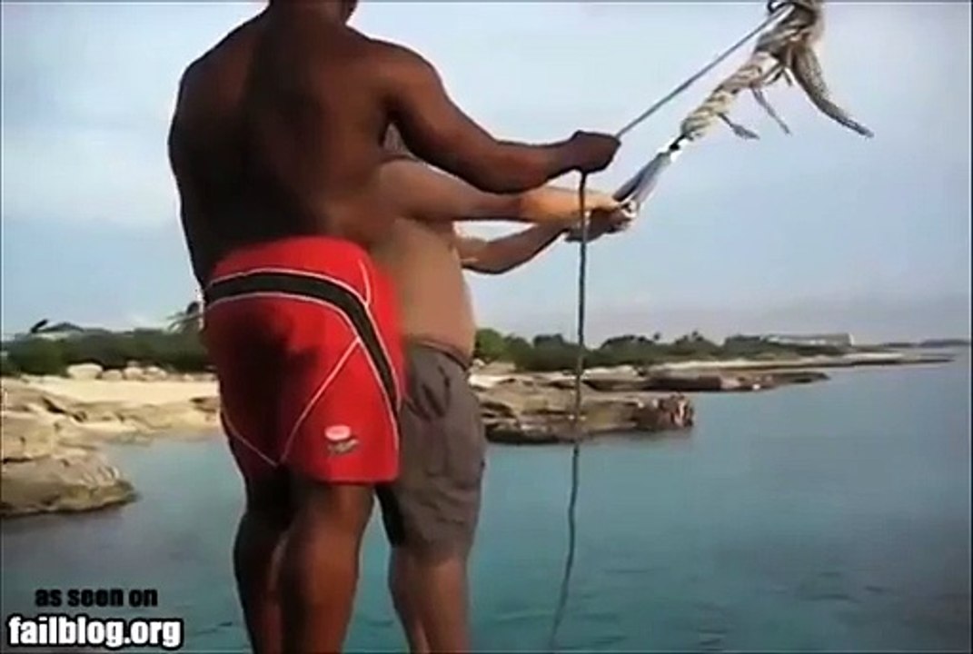 Rope Swing Fail