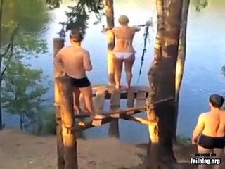 Rope Swing FAIL #2