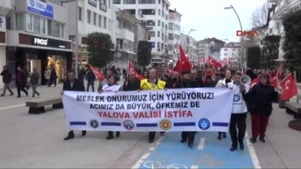 Bolu'da Eğitimcilerden Yalova Valisi'ne Tepki