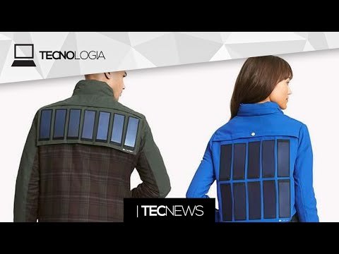 Estudante ganhou R$14 mil em produtos da Amazon / Jaqueta com painéis solares | TecNews