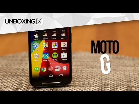 Unboxing do Motorola Moto G (segunda geração)
