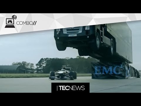 Veja um caminhão saltando sobre um carro de Fórmula 1 / Doom 2 zerado em menos de 24 min | TecNews