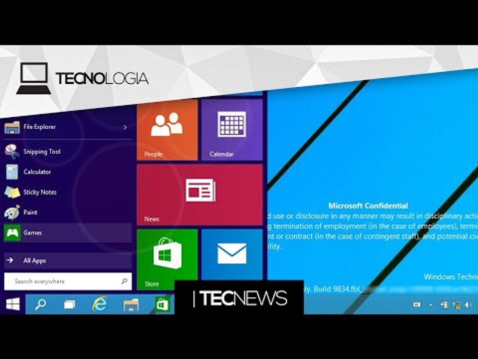 Windows 9 será "grátis" / Versão de testes do Windows 9 amanhã [rumor] | TecNews