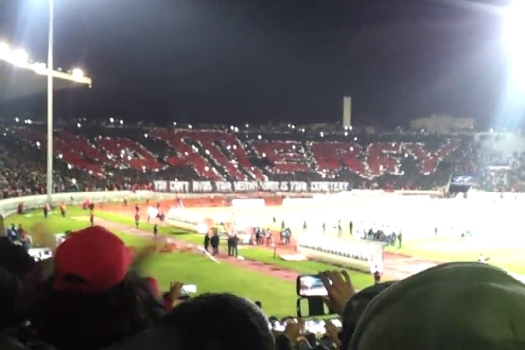 WAC vs dhj الوداد البيضاوي.    الدفاع الجديدي double tifo