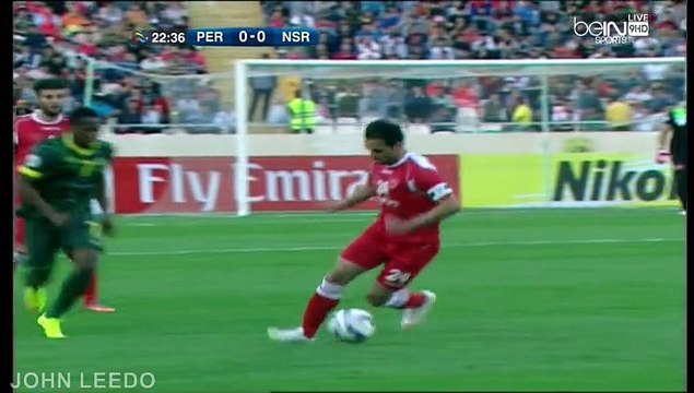 الشوط الاول مباراة النصر بيروزي كامله أبطال آسيا 2015 الجولة الرابعة إياب