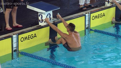 Jordan Pothain remporte le 100m dos des France Universitaires 2015