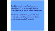 FREE American accent lesson: VOWELS - - - - - Diphthongs (Double Vowel Sounds)