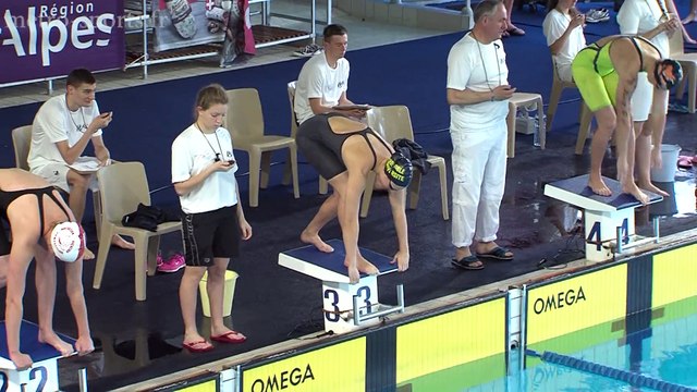 Natation : finale du 50m brasse Dames CFU 2015